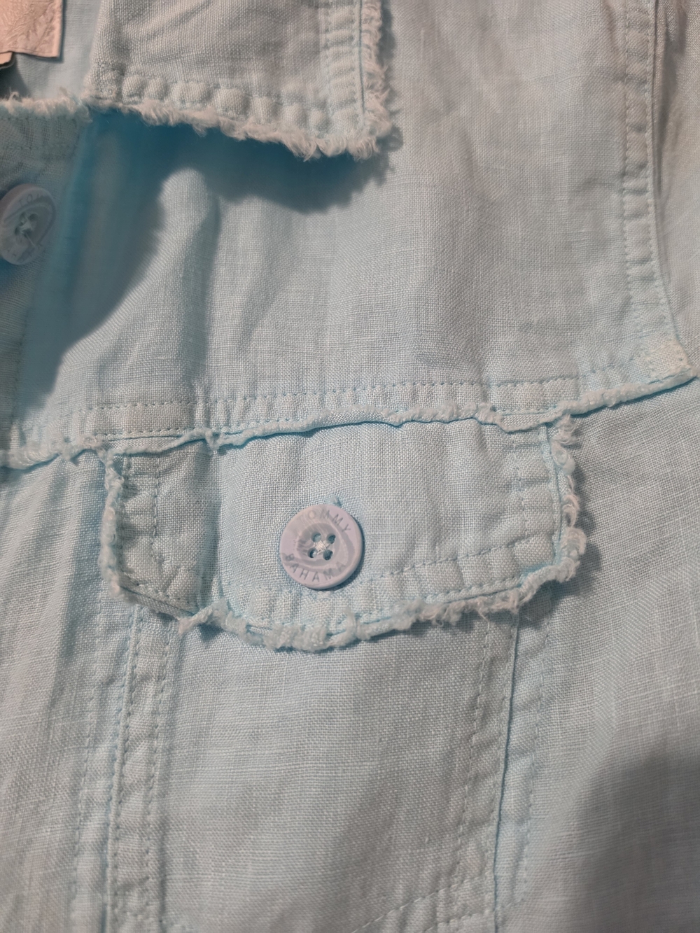 Tommy Bahama Aqua Linen Button-Front Jacket - Picture 3 of 6